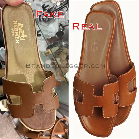 how to spot fake hermes sandals